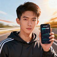 一位年轻男性用户阿杰的头像，他是体育自媒体博主，每天依赖6690必发集团的数据进行内容创作